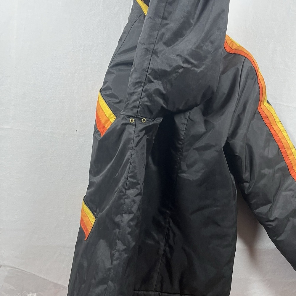 VTG BOMBARDIER, MODE INC SNOMOBILE MADE IN USA QUILTED SKI JACKET SIZE  16R - Picture 13 of 14